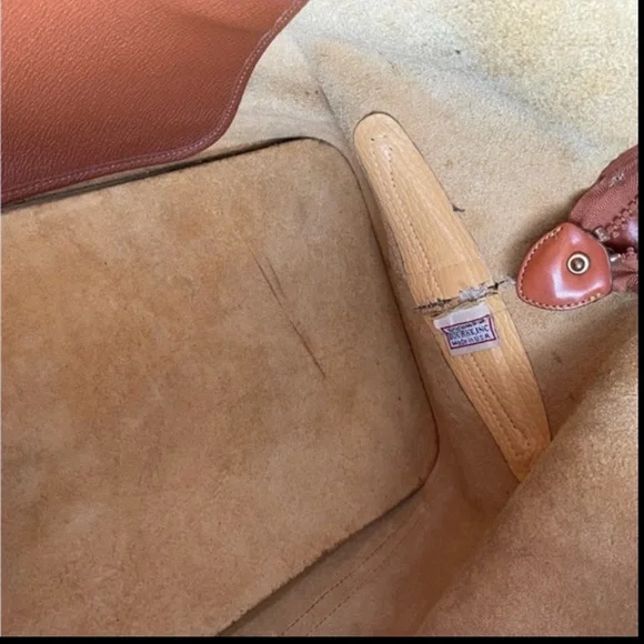 Dooney and Bourke Palomino Leather Norfolk Travel Luggage Bag Carry On - Picture 14 of 16